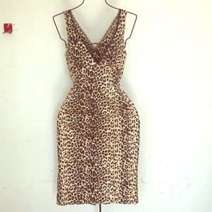 Leopard print dress